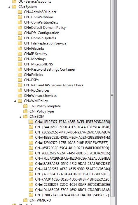 Фильтрация групповых политик с помощью WMI фильтров
